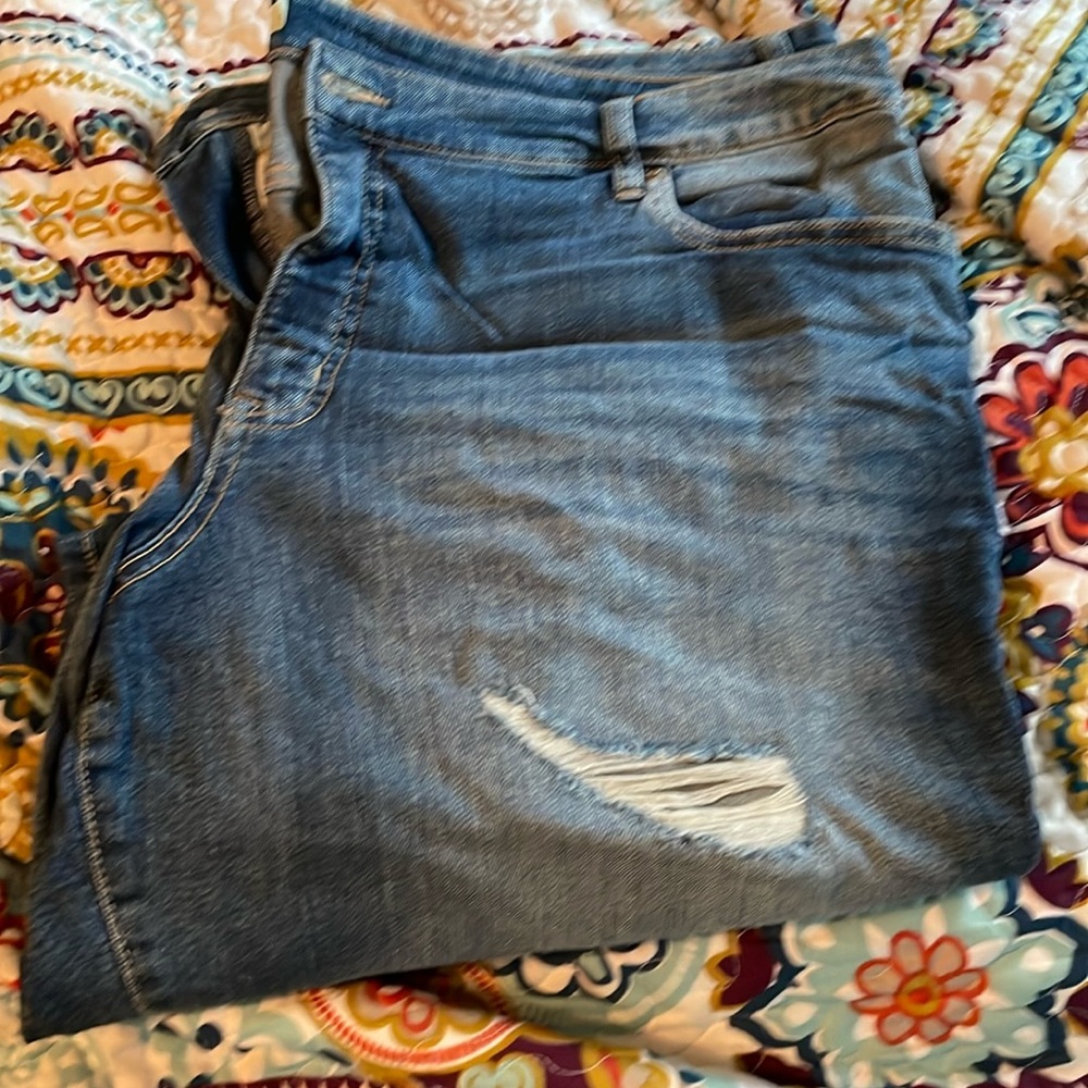 Faded Glory distressed denim